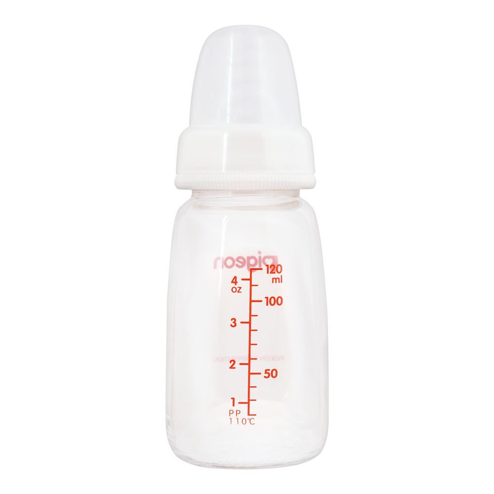 Pigeon Peristaltic Nipple Nursing Bottle, 120ml, A-773-483 - Front View