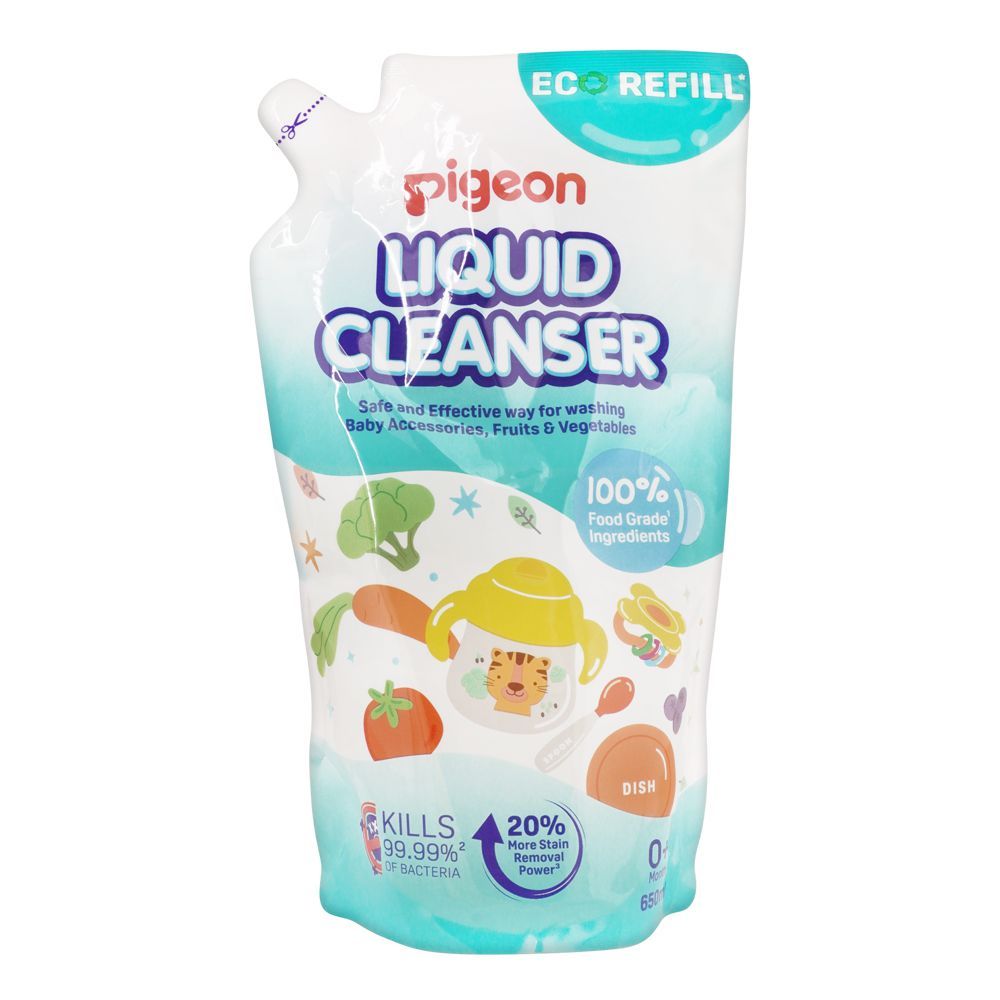 Pigeon Liquid Cleanser Refill, 650ml, M-969 - Front View