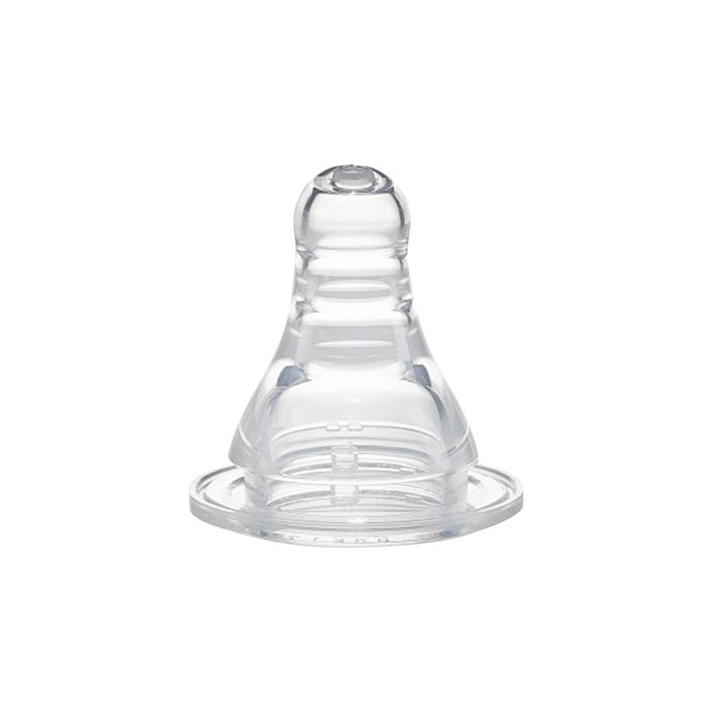 Pigeon Flexible Peristaltic Nipple, 6m+, Small, 26658 - Front View