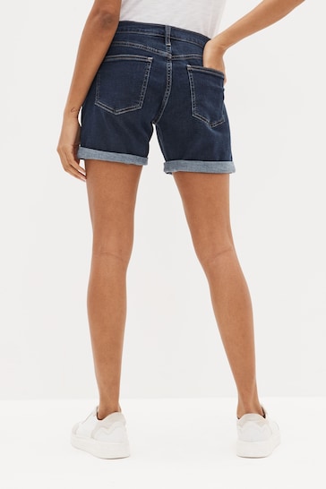 Mid Rise Girlfriend Shorts For Women