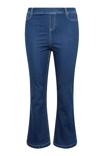 Yours Curve Pull On Bootcut Jegging - Stylish Women's Jeggings - Available In Blue