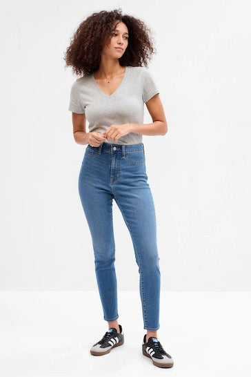 High Waisted Favourite Jegging - Stylish Women's Jeggings - Available In Blue