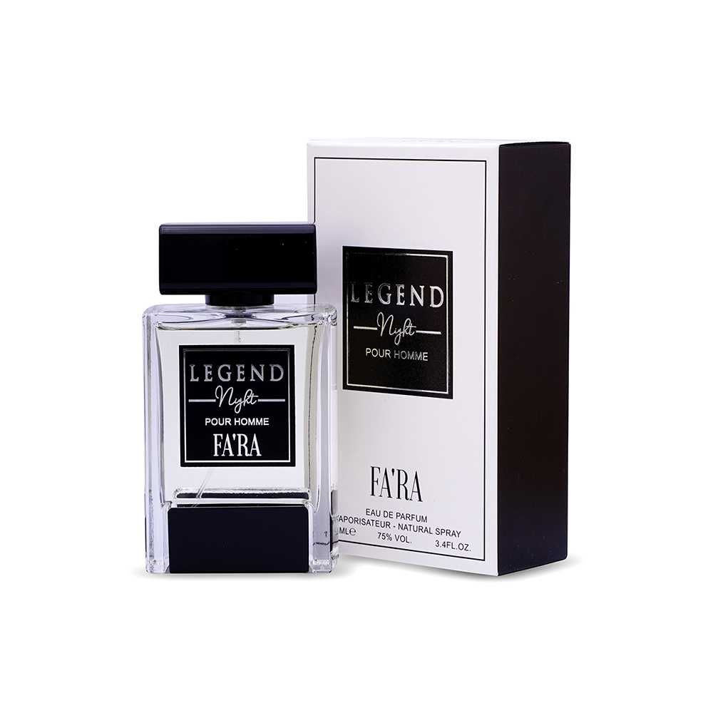 Fa'ra Legend Night Pour Homme Eau De Parfum, Fragrance For Men, 100ml - Front View