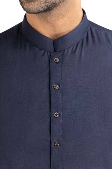 Navy Blue Basic Shalwar Kameez