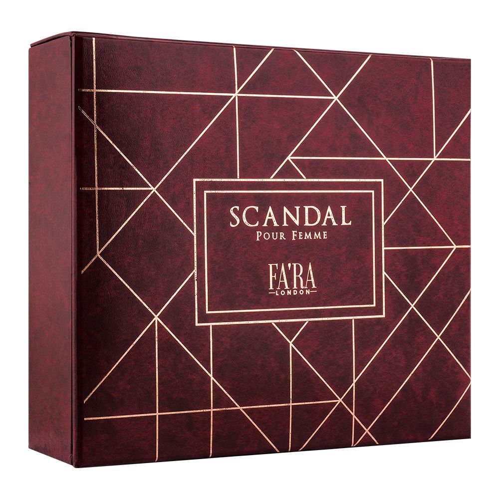 Fa'ra Scandal For Women EDP+Clutch Gift Box - Front View