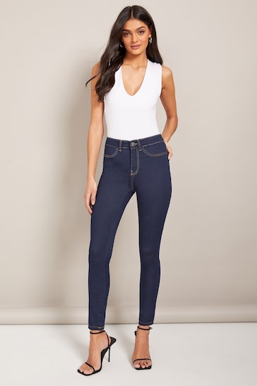 Friends Like These High Waisted Jeggings - Stylish Women's Jeggings - Available In Indigo