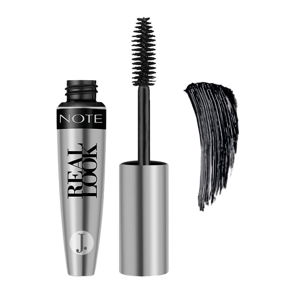 J. Note Real Look Mascara, With Vitamin E - Front View