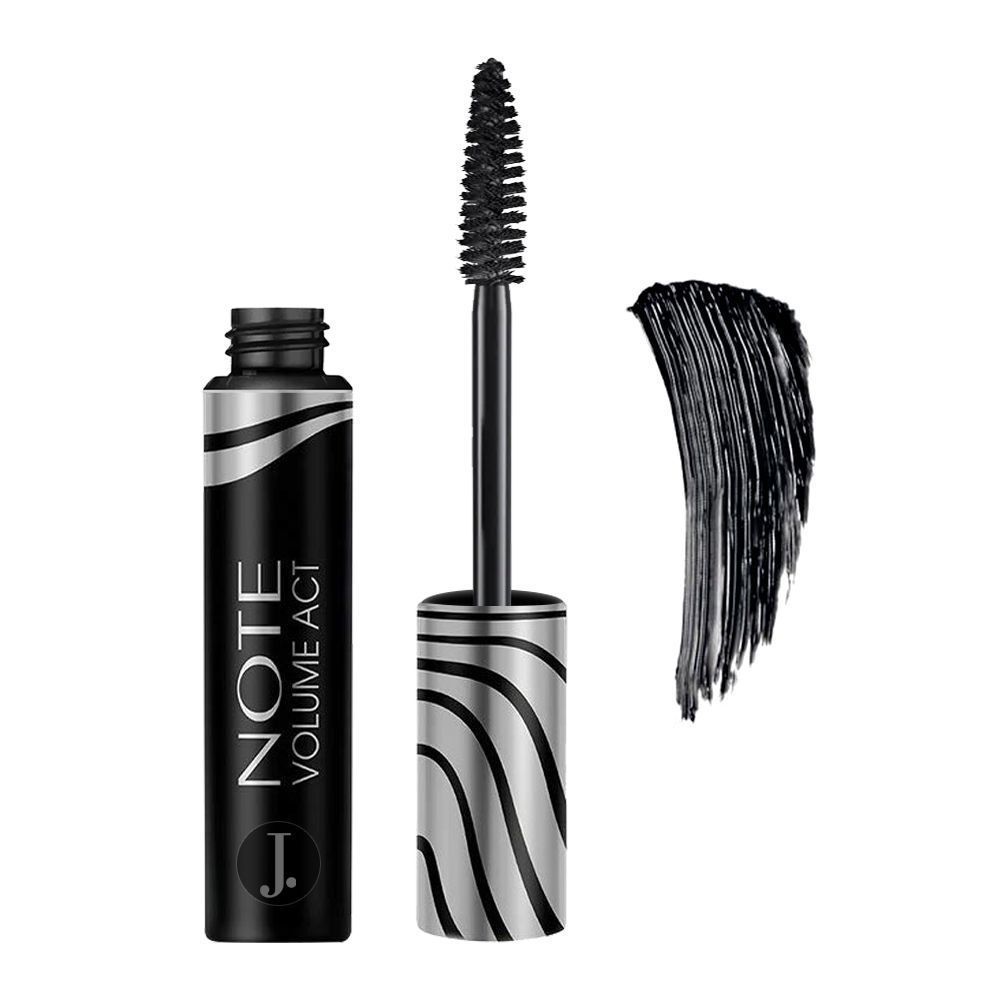 J. Note Volume ACT Mascara, With Vitamin E - Front View