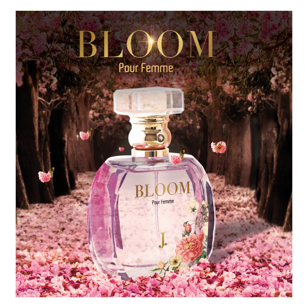 Junaid Jamshed Bloom Pour Femme Eau de Parfum 100ml - Front View