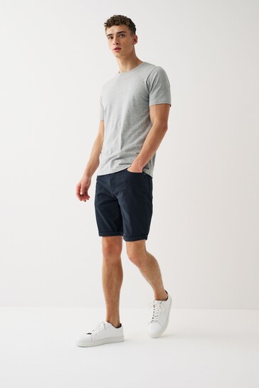 Motionflex 5 Pocket Chino Shorts For Mens Navy